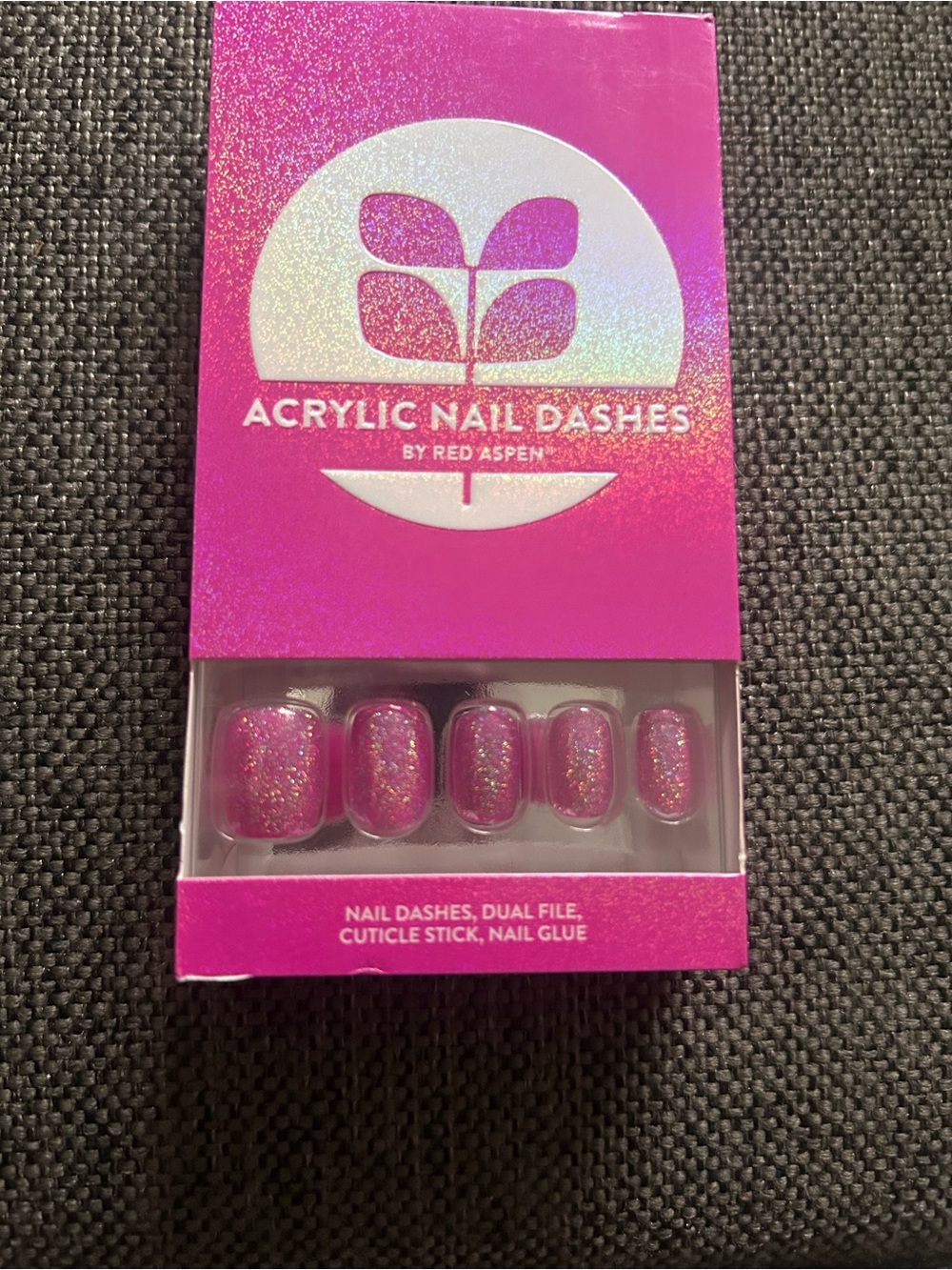 Red Aspen Nail Dashes **partial set**